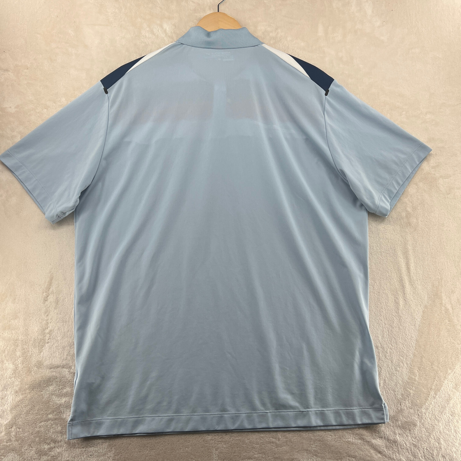 Nike Golf Dri-Fit Tour Performance Men’s Size XL Blue Stretch S/S Polo Shirt