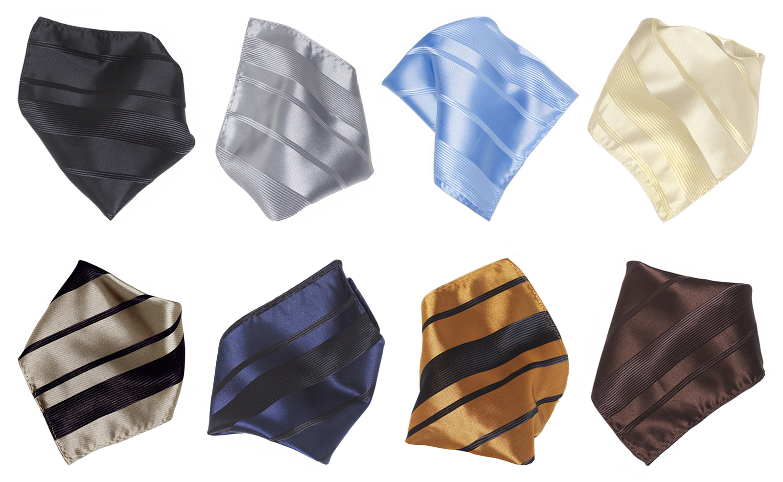 Vesuvio Napoli Handkerchief Pocket Square Hanky Men’s Hankerchiefs Woven Design