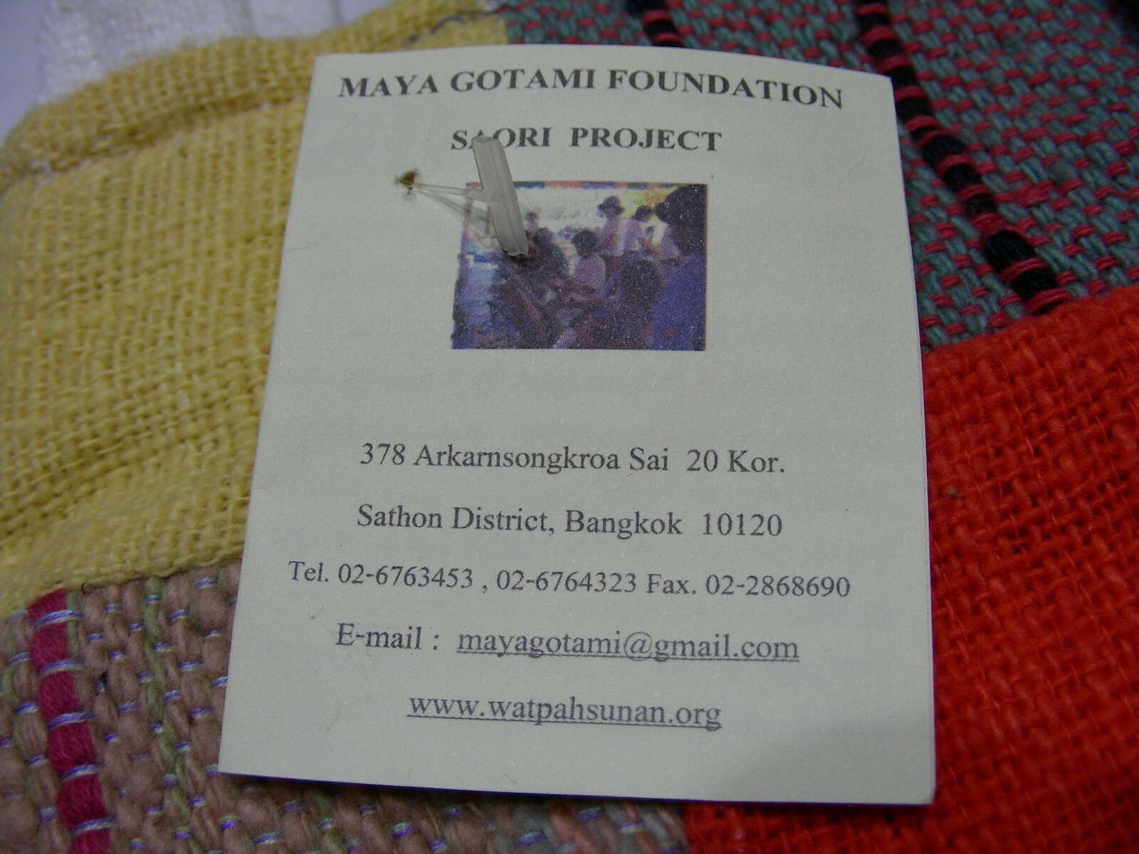 SAORI For Tsunami Thailand – Hand Sewn Wool – Medium Size Shoulder Bag Purse!