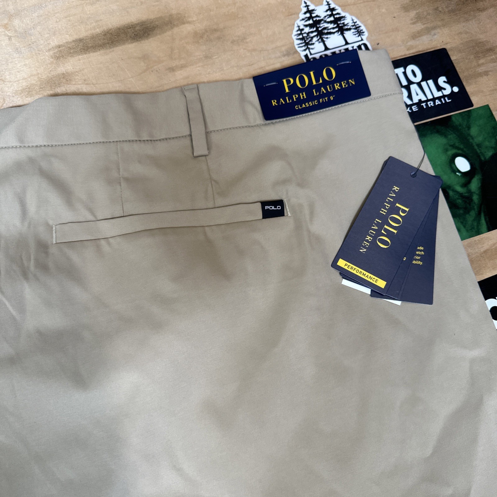 Polo Ralph Lauren Classic Stretch Chino Shorts BIG & TALL Khaki NWT MSRP $98
