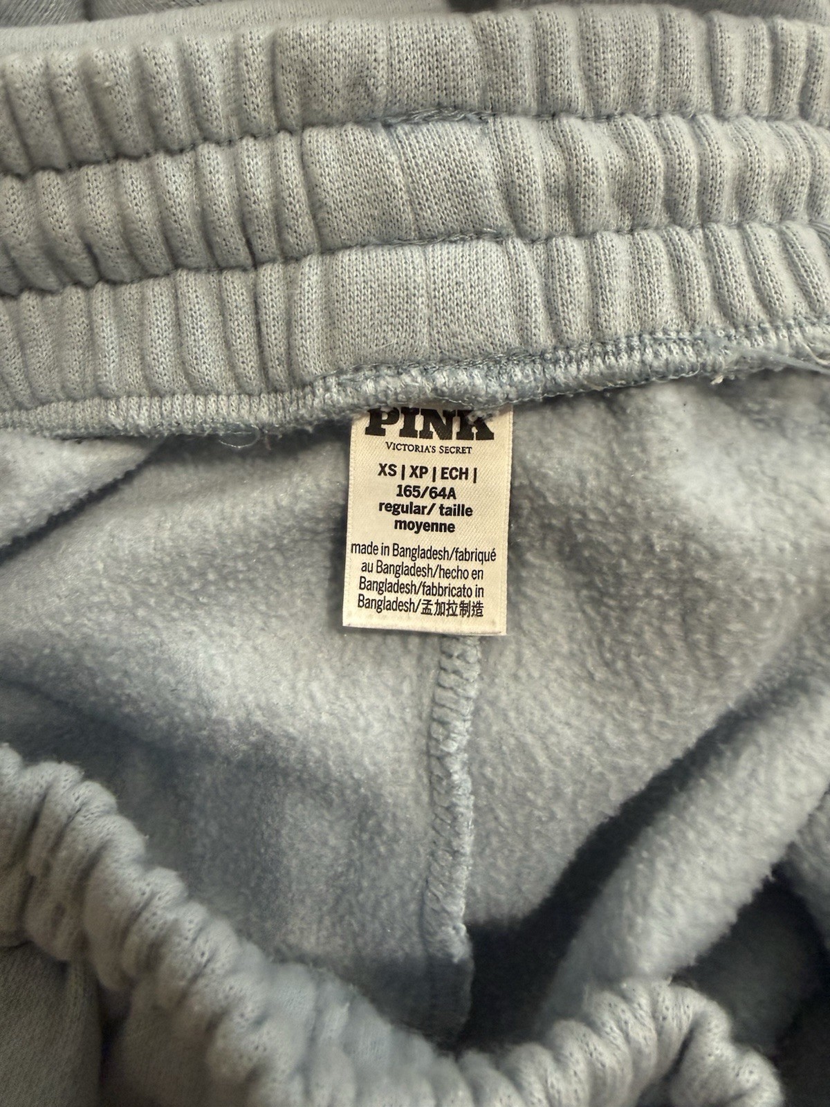 PINK Victorias Secret Limited Edition Light Blue Winter/christmas Sweats