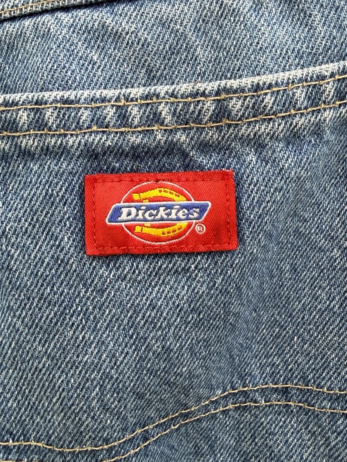 Dickie’s 7-Pocket 32×31 (actual sz.) Carpenter Blue Jeans Work Pants Hammer Loop
