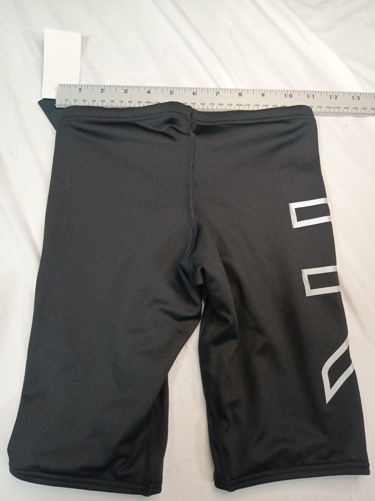 TYR Men’s Solid Jammer Swim Bottoms Black/Gray, Size 26 (XS)