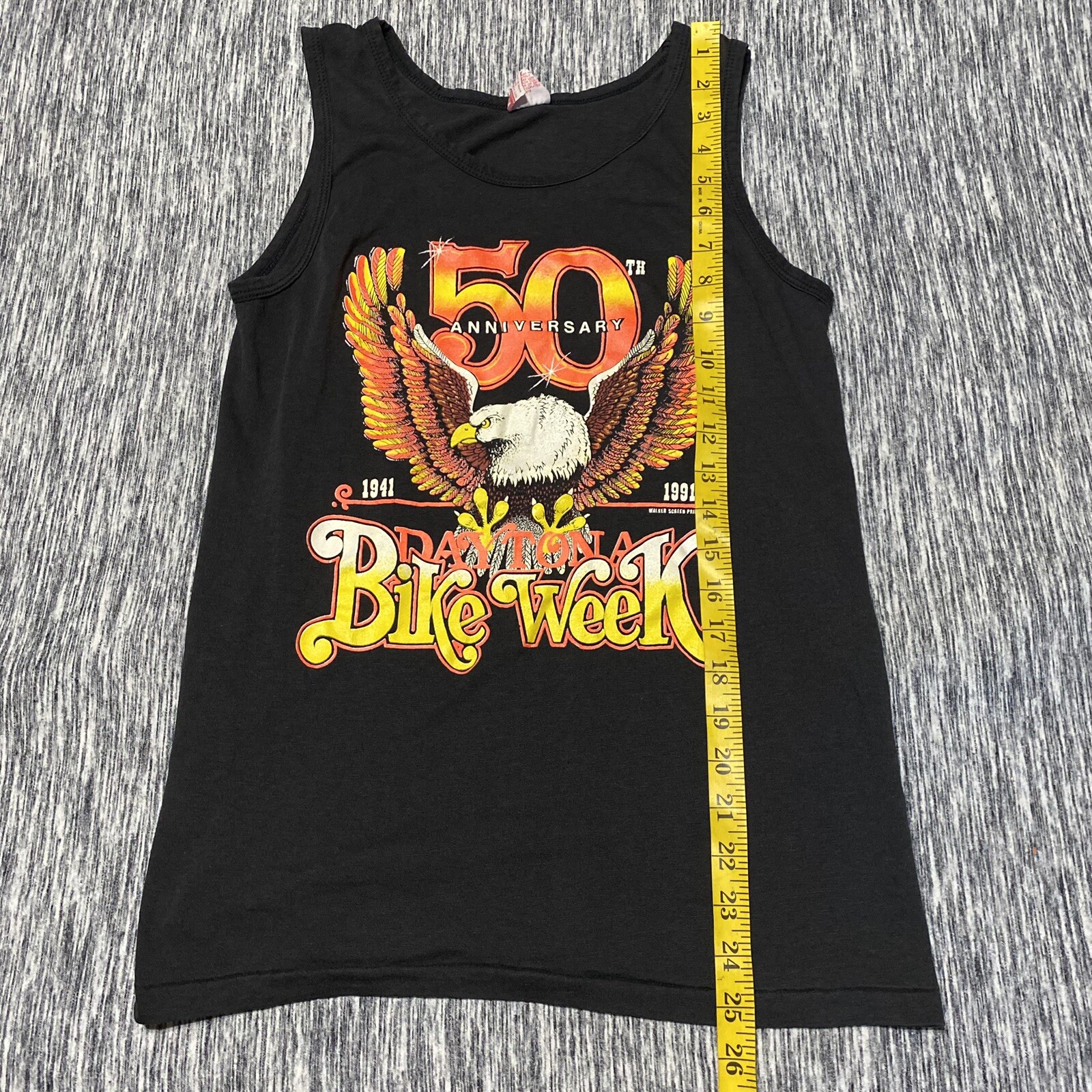 50th Anniversary Bike Week Daytona International Speedway Sleeveless Shirt Sz M