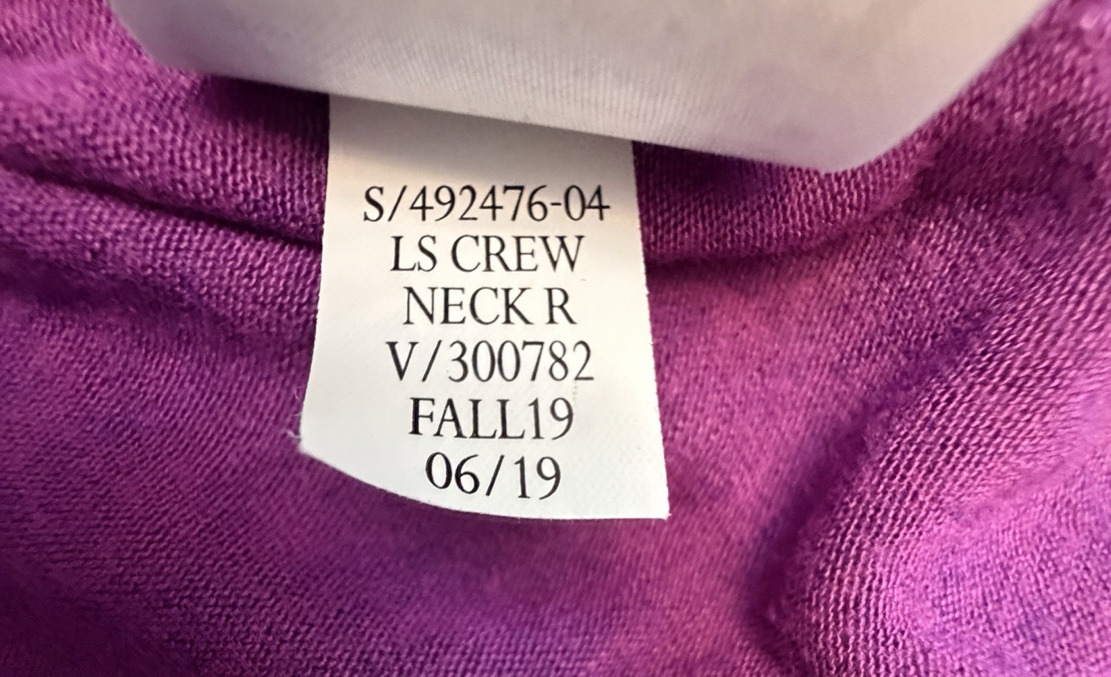 Banana Republic Rayon Wool Blend Purple Lightweight Long Sleeve Top Large