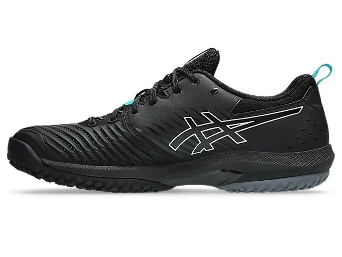 ASICS PRESTIGE NEO OC 1043A027 001 Black Pure Silver Tennis Shoes