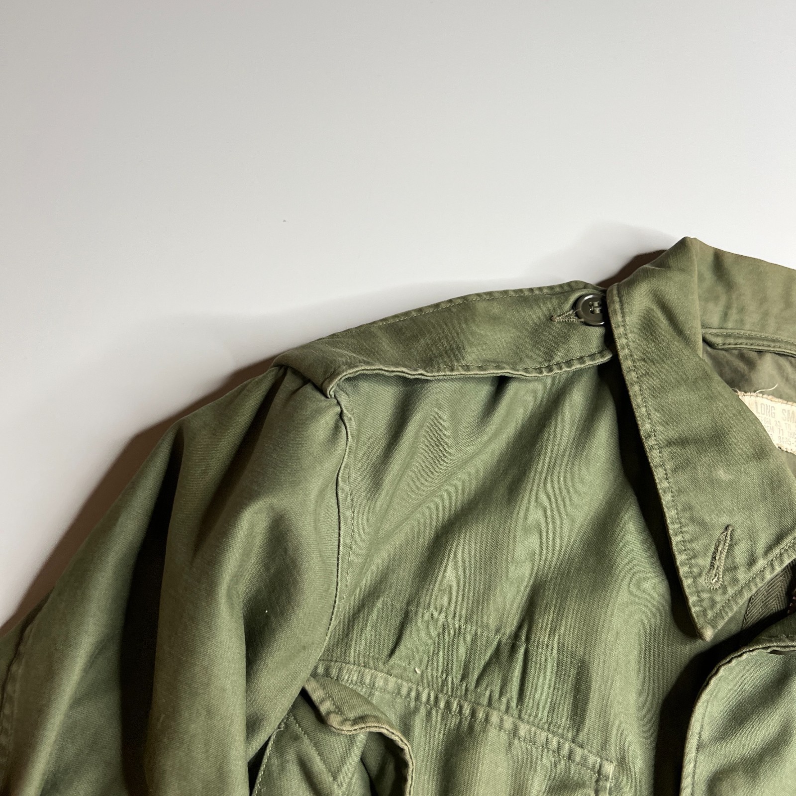 60s Vintage US Army M51 Field Jacket 8405-255-8589 Korean War Era Talon Zipper