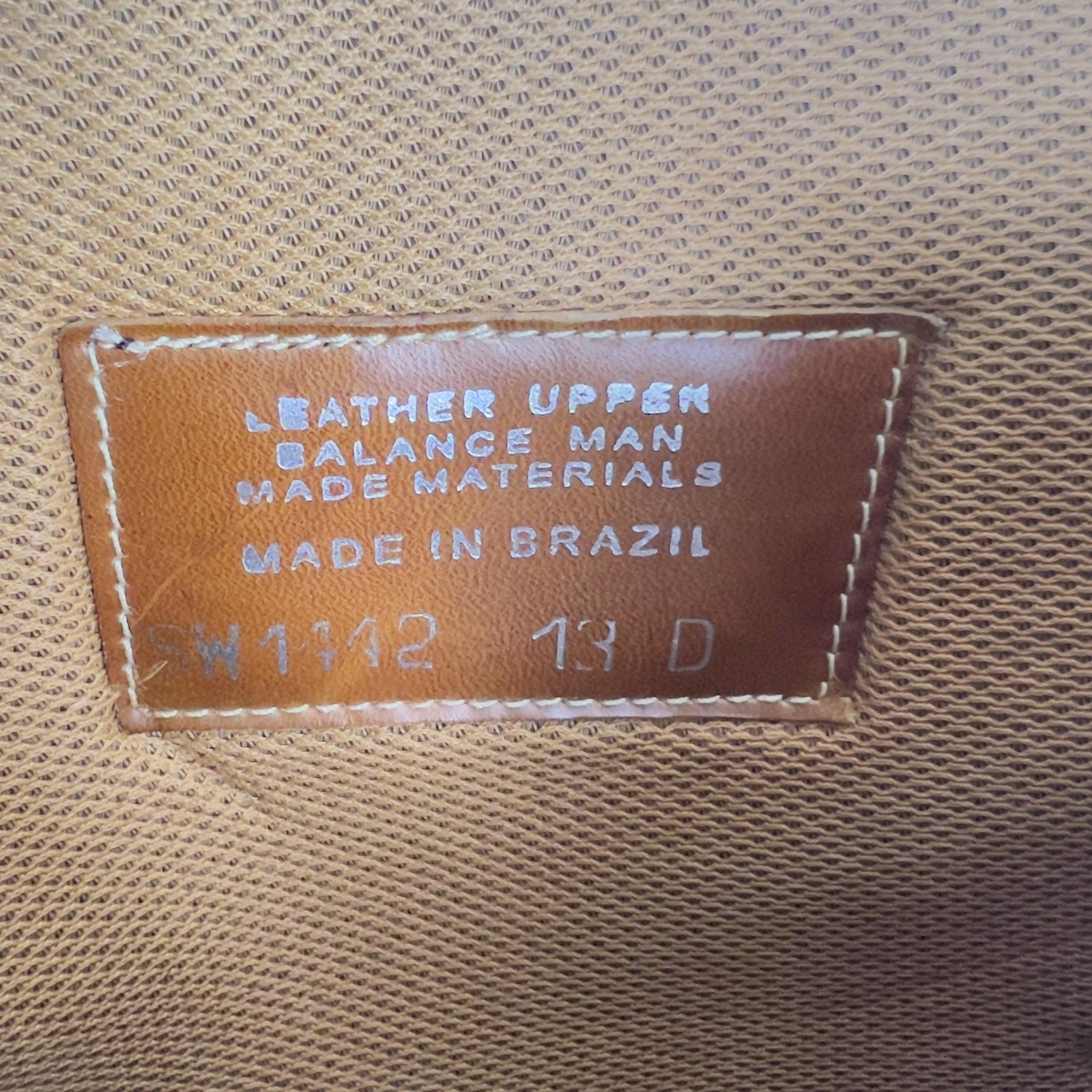 Vintage Durango Boots Mens 13 D Tan Oil Leather Side Zip Square Toe Brazil 25608