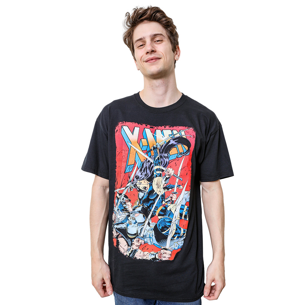 Marvel Comics X-Men Sword Showdown: Psylocke vs Spiral Adult T-Shirt