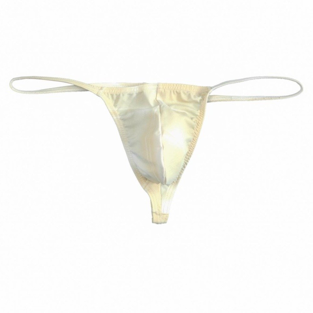 Men’s Low Waist Bulge Pouch G-String Thong Underwear 95% Nylon 5% Spandex