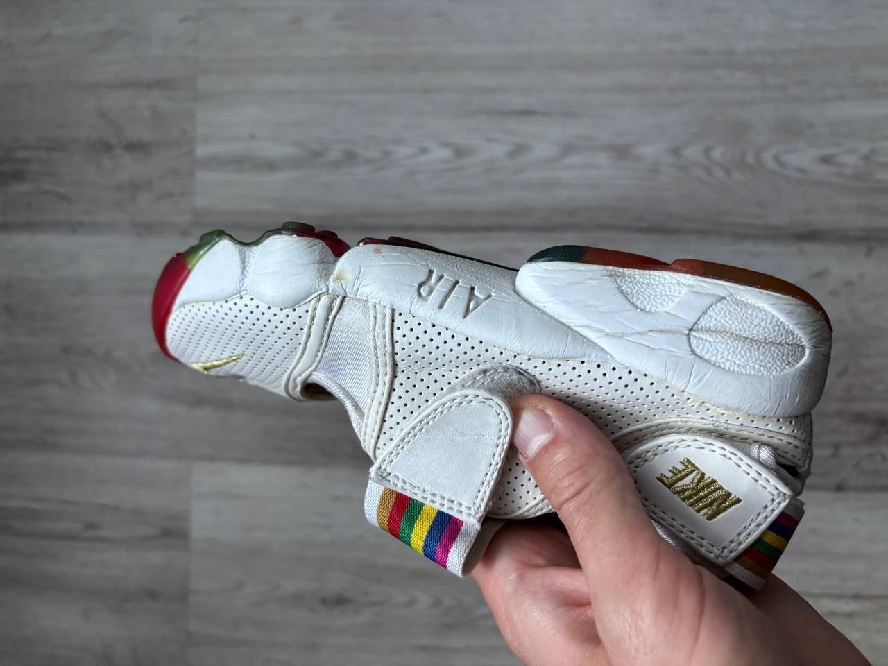 Very rare 2005 leather perforated Nike Air Rift Pride US 5.5 UK 3 22.5 cm