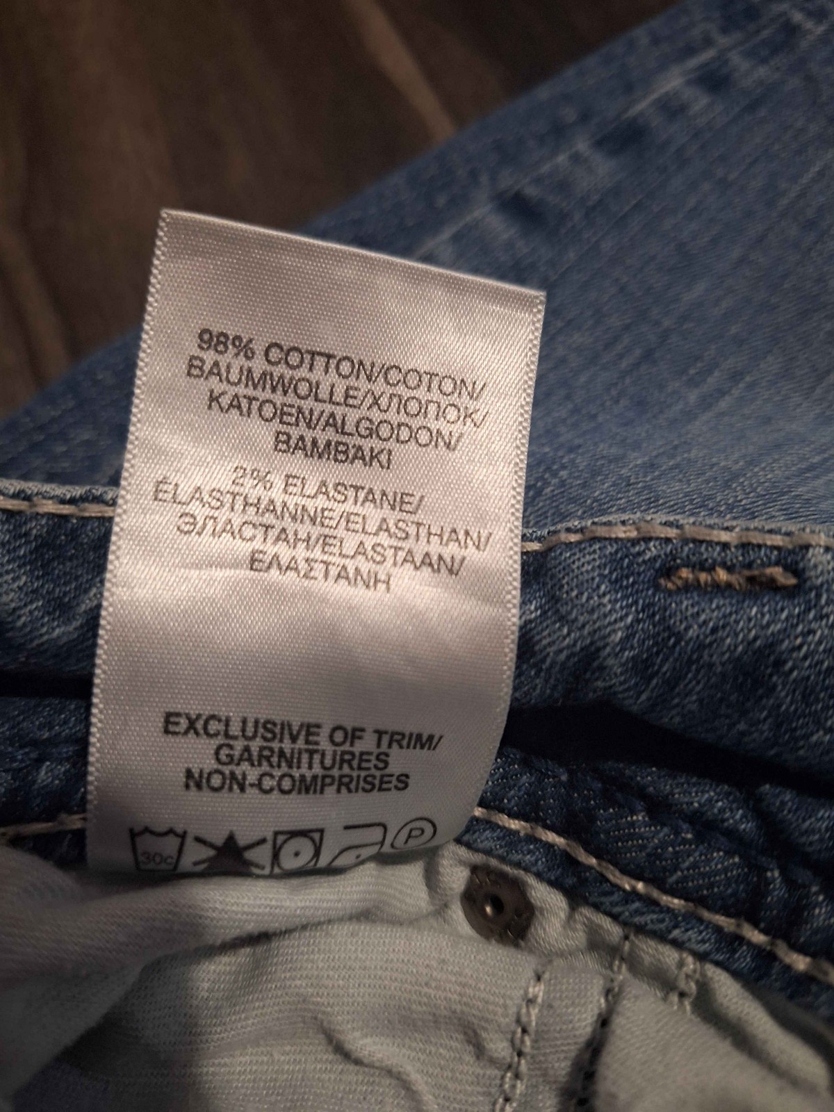 Silver Jeans SUKI ankle SLIM W34/L27 Stressed Blue Jeans