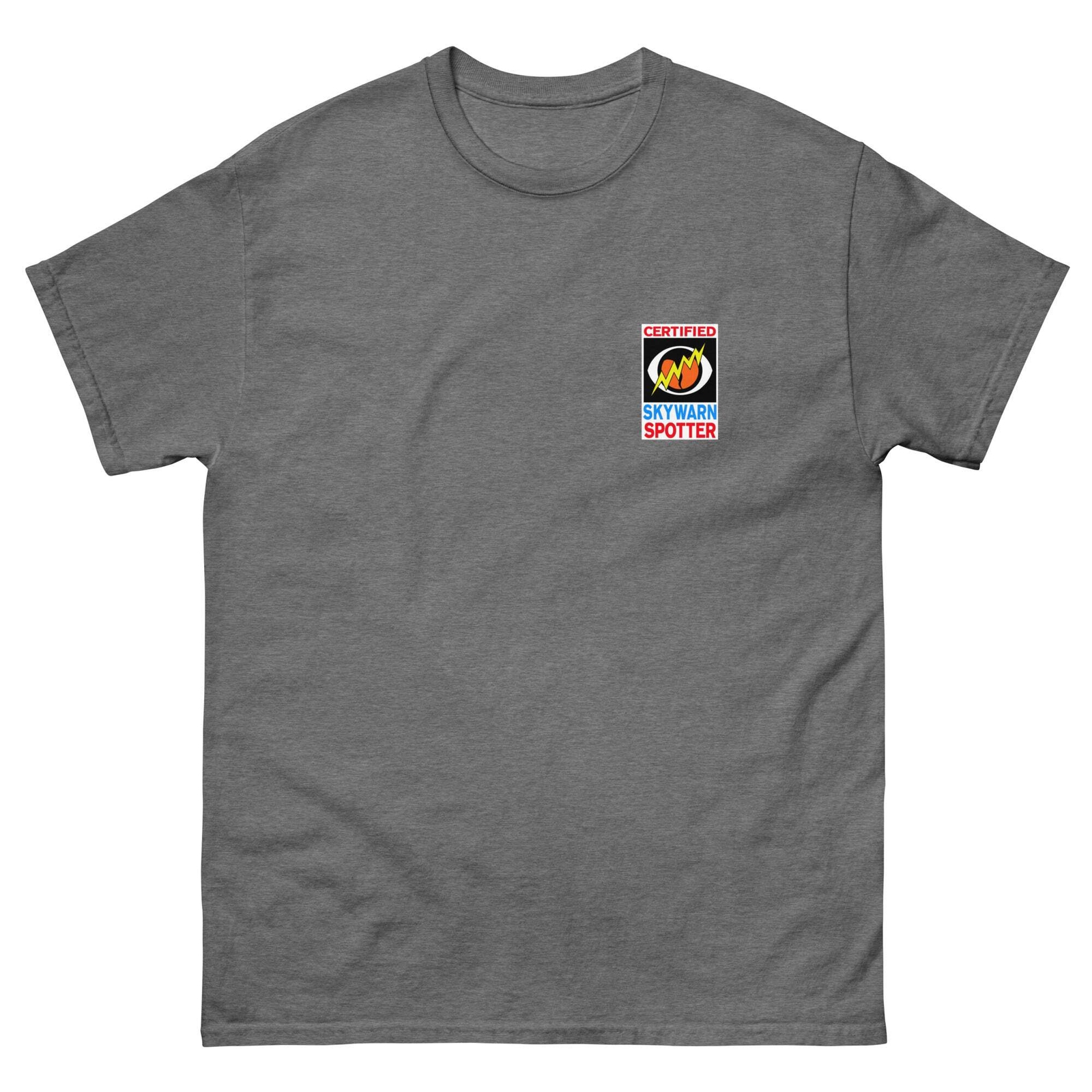 Skywarn Spotter Eye Gildan 5000 Unisex T-shirt Ham Radio Weather