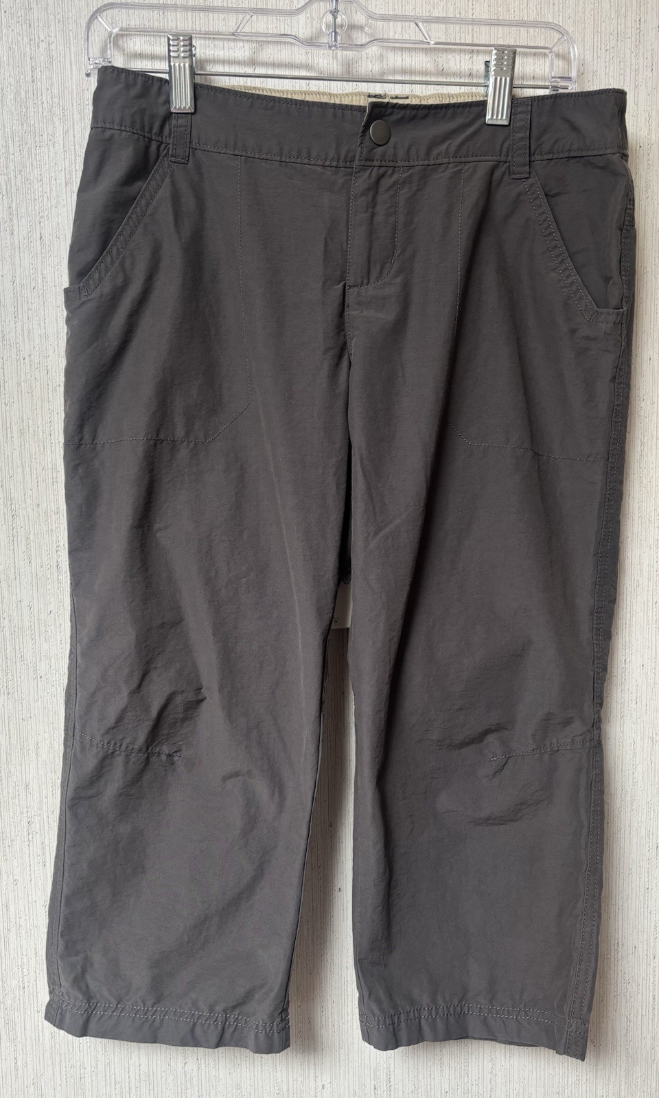 Columbia Women’s Capris,Size 6,20 inches Long,Grey,Pockets