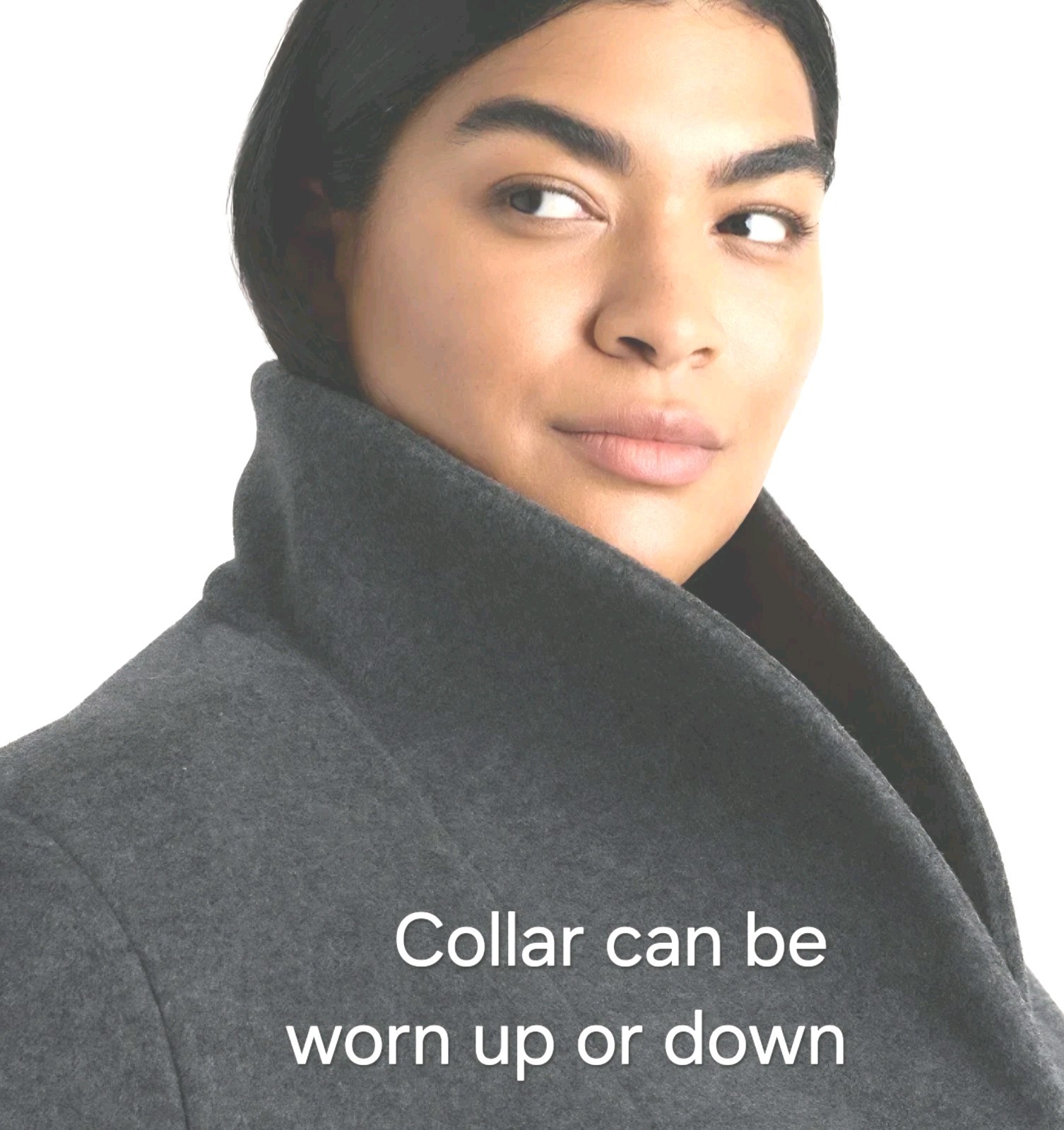 NWT “Quince” Women’s Italian Wool Cocoon Coat Heather Grey Size 2X Reg $185