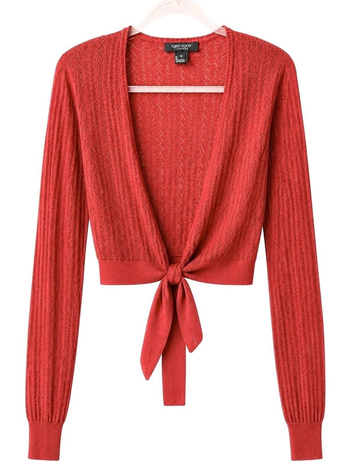 Karen Kane Wrap Tie Waist Sweater