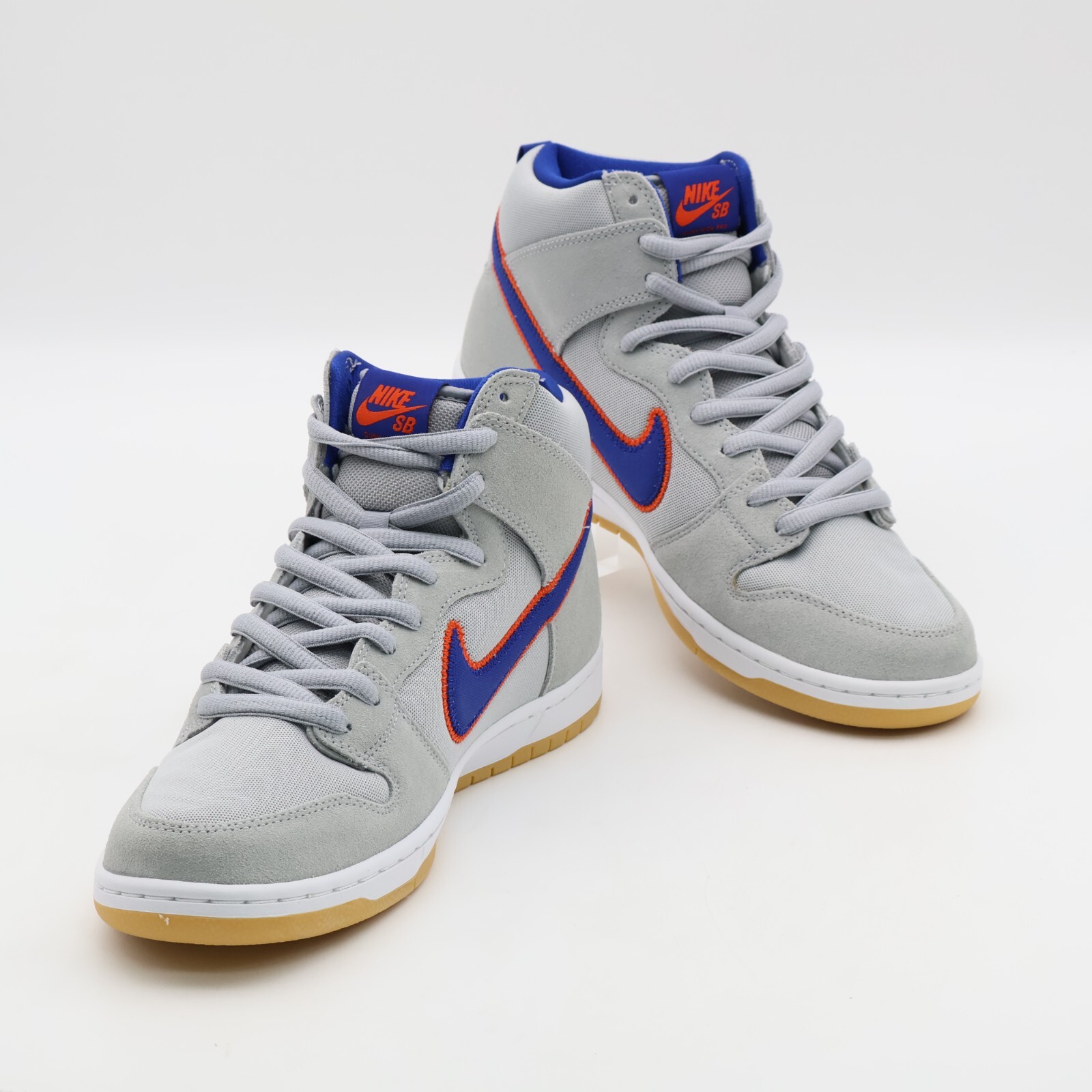 DH7155-001 Nike Dunk High SB New York Mets Rush Blue Team Orange Cloud Gray Gum