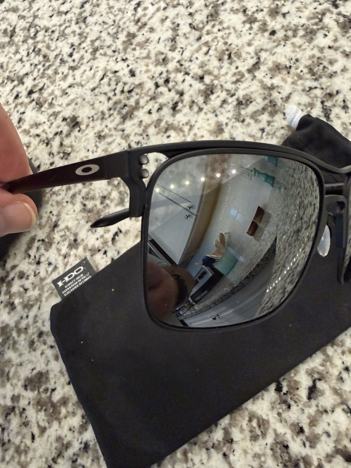 Oakley Holbrook Ti Titanium Matte Black Prizm Black Polarized OO6048-0257