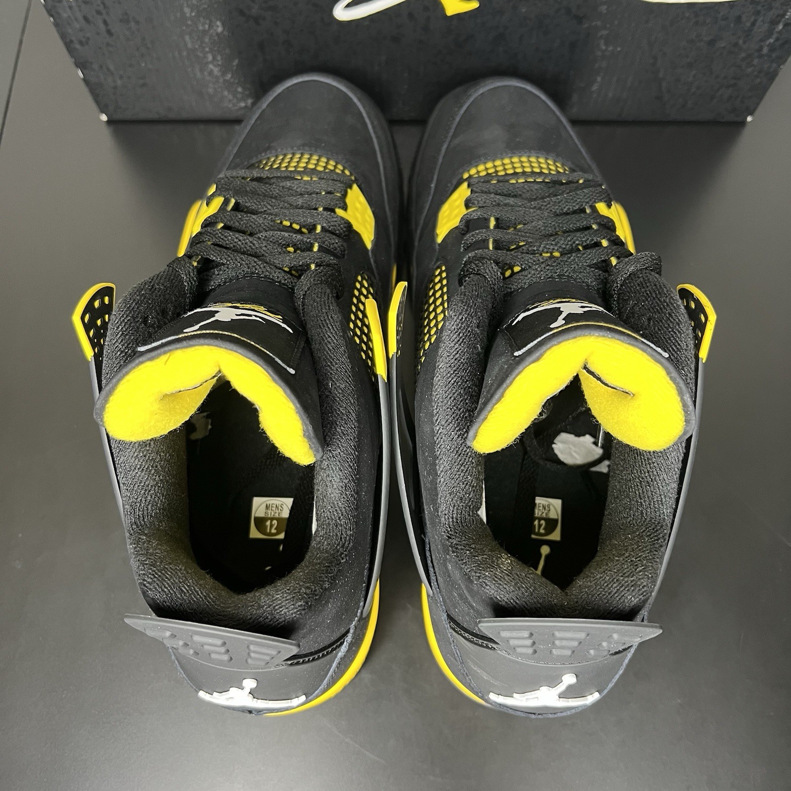 Size 12 – Jordan 4 Retro Mid Thunder
