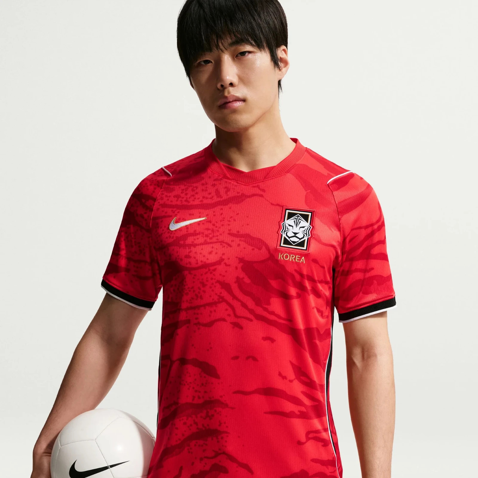 Nike Korea National Soccer Team 2026 World Cup Home Jersey Uniform T-Shirt 5328