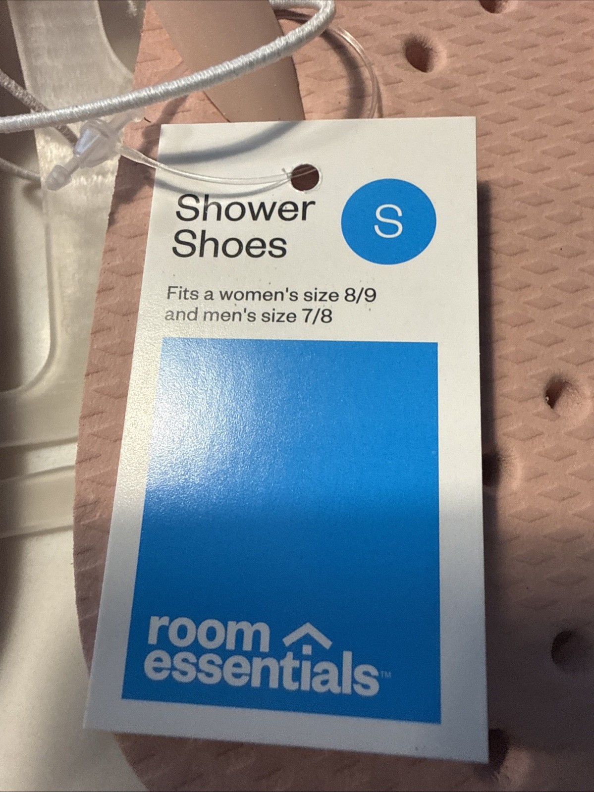 Room Essentials Shower Shoes Pink Size Small