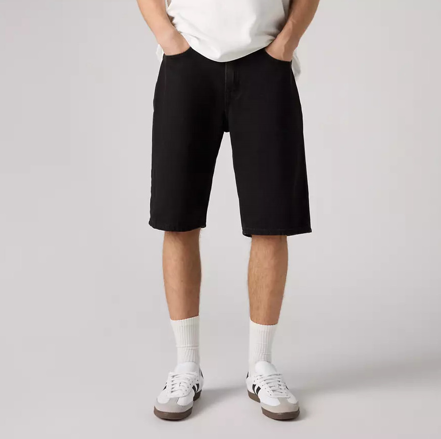 LEVI’S 469 Loose 12″ Men’s Shorts, Slow Walker – Black