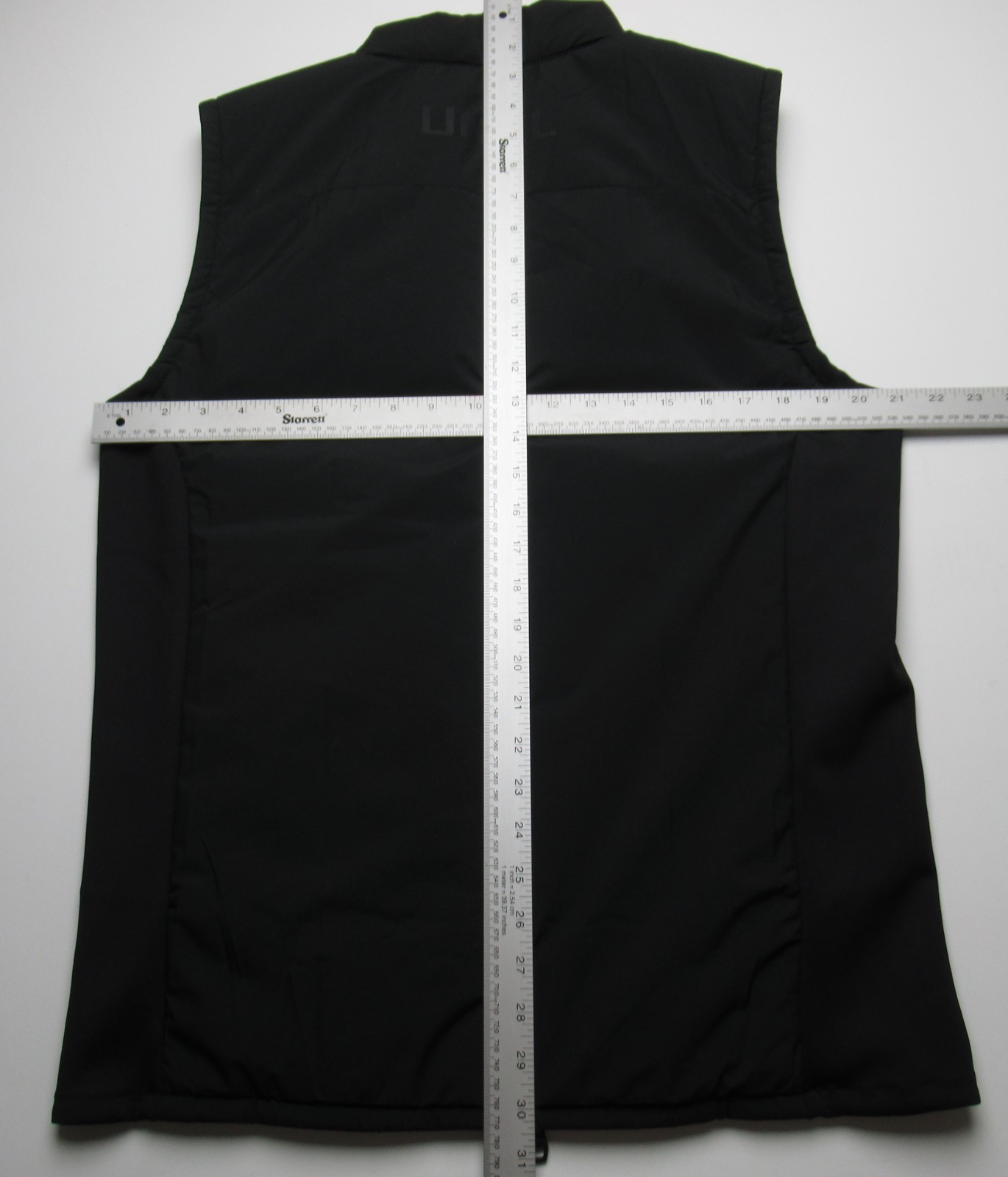 UNRL Quilted Puffer Vest Black Mens Medium Embroidered FREE SHIP