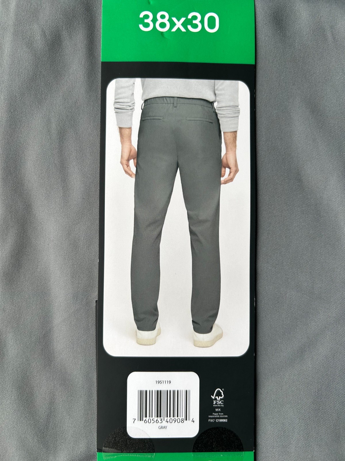 Banana Republic Men’s Commuter Flex Pant Gray Size 38×30