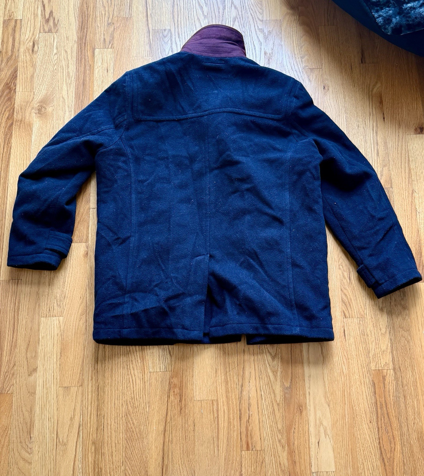 Tommy Hilfiger Men’s XL Navy Double Breasted Peacoat Jacket