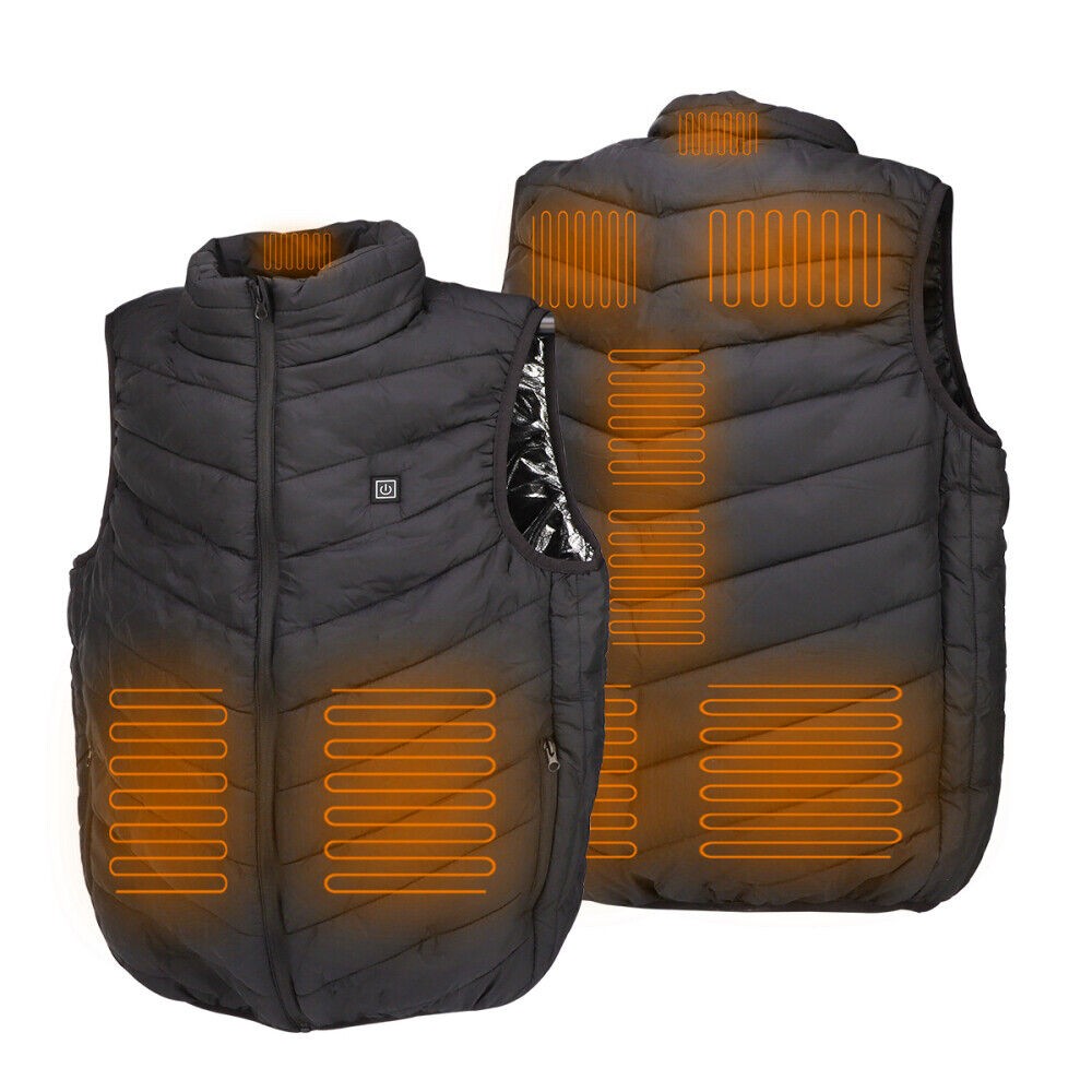 USB Motorcycle Heating Jacket Thermal Men Women’s Warm Vest Winter Self heated