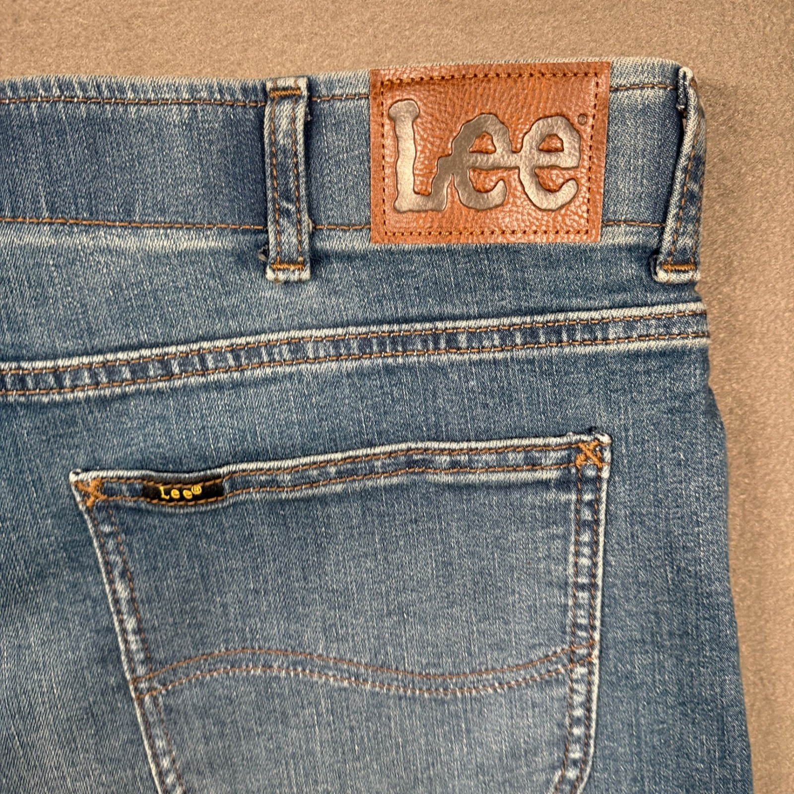 Lee Extreme Motion MVP Jeans Mens 36×30 Blue Slim Straight Nelson 10002208
