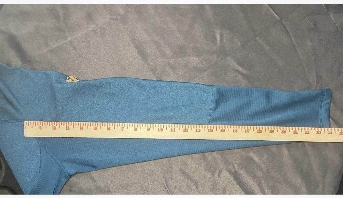 Fjallraven Mens Abisko Trail Pullover XL Blue Long Sleeve 1/2 Half Zip 81502