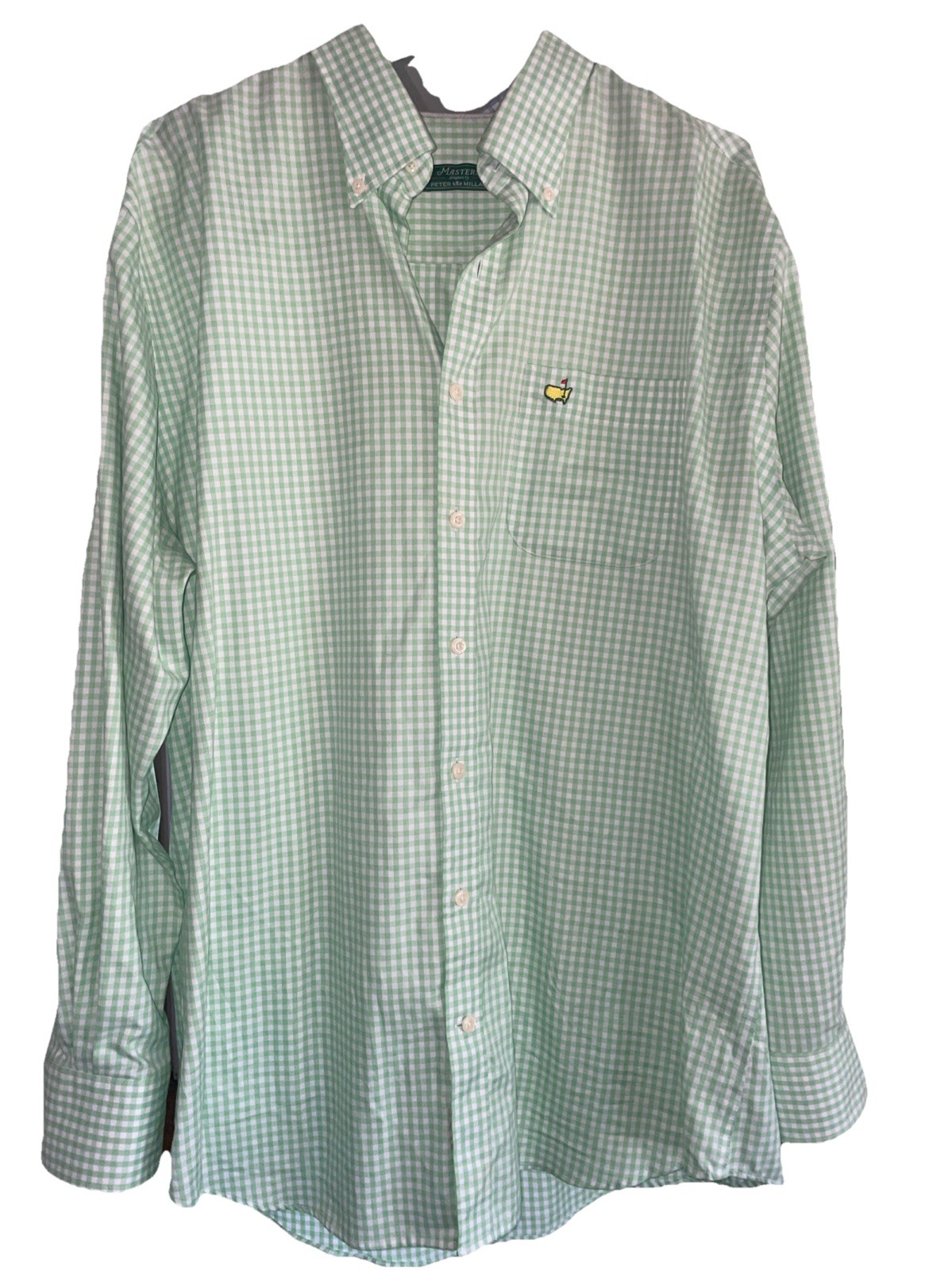 Masters Peter Millar Men’s XL Light Green Button Down Long Sleeve