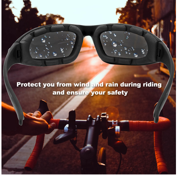 1 pairs Motorcycle Sports Biker Riding Glasses Wind Resistant Eye Protection Spo