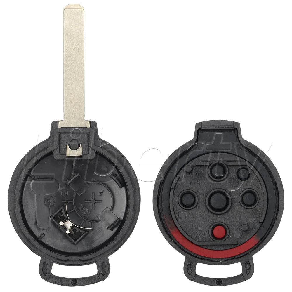 Liberty Car Remote Key 3 Buttons ID46 Chip 433Mhz For Mercedes Benz Smart Fortwo