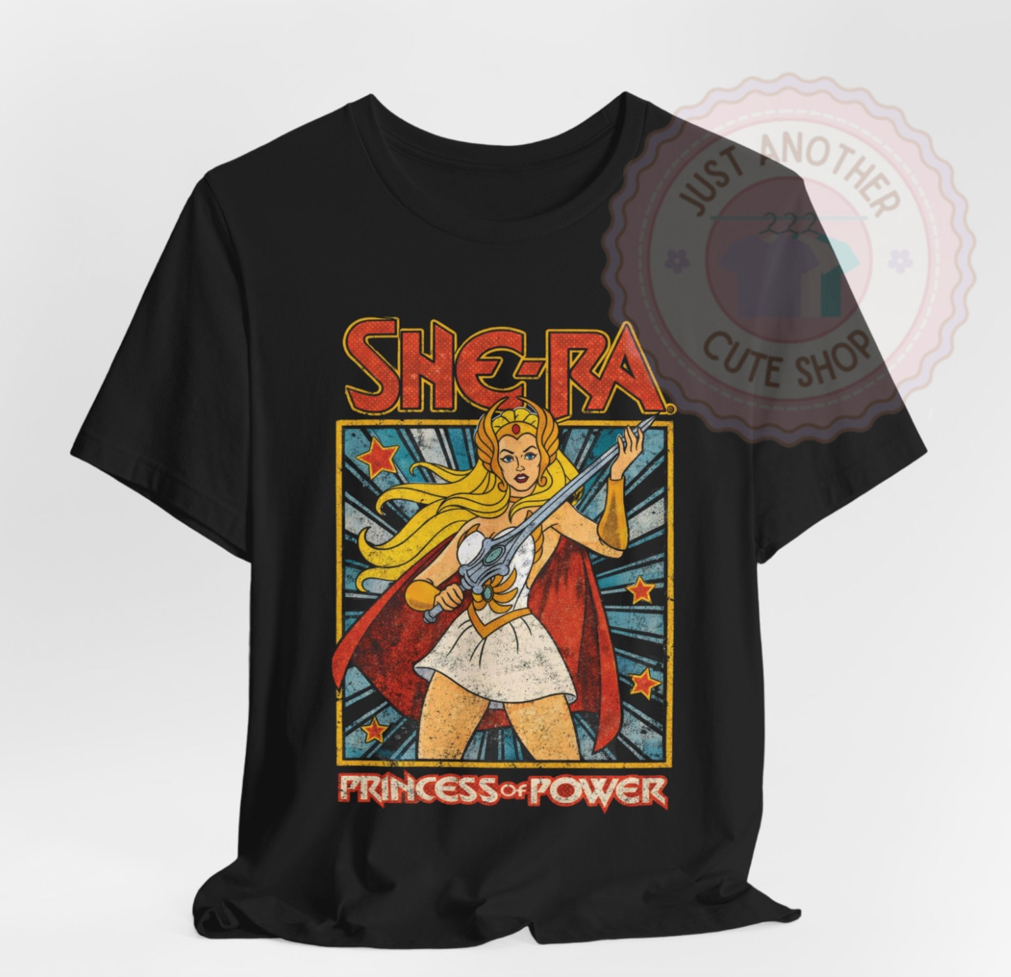 She-Ra Princess of Power T-Shirt ✩ Vintage 80s Retro Cartoon Graphic Tee! RARE!