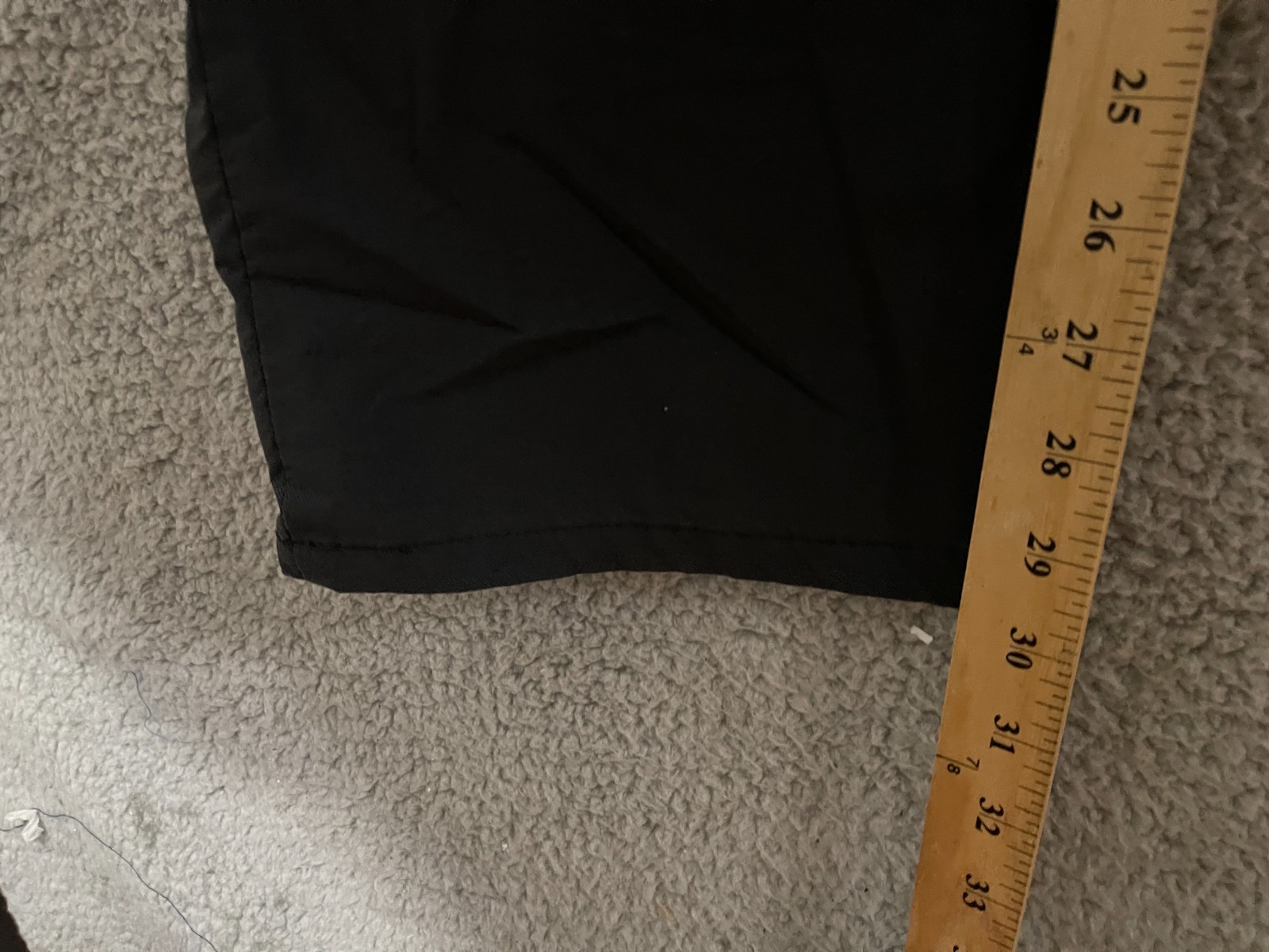 Travis Mathew Mens Chino Pants Golf Size 36 Black Adult Nylon Polyester