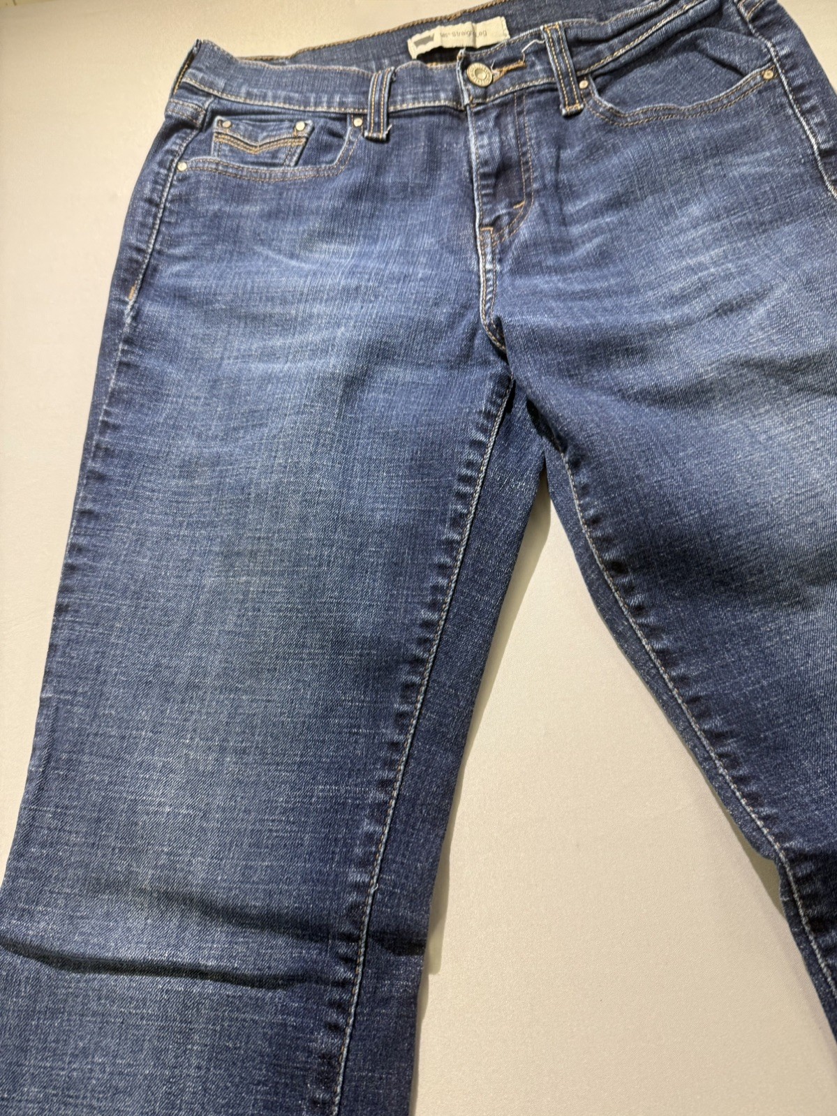 Levi’s 505 Jeans Women’s Blue Straight Leg Dark Wash Size 6
