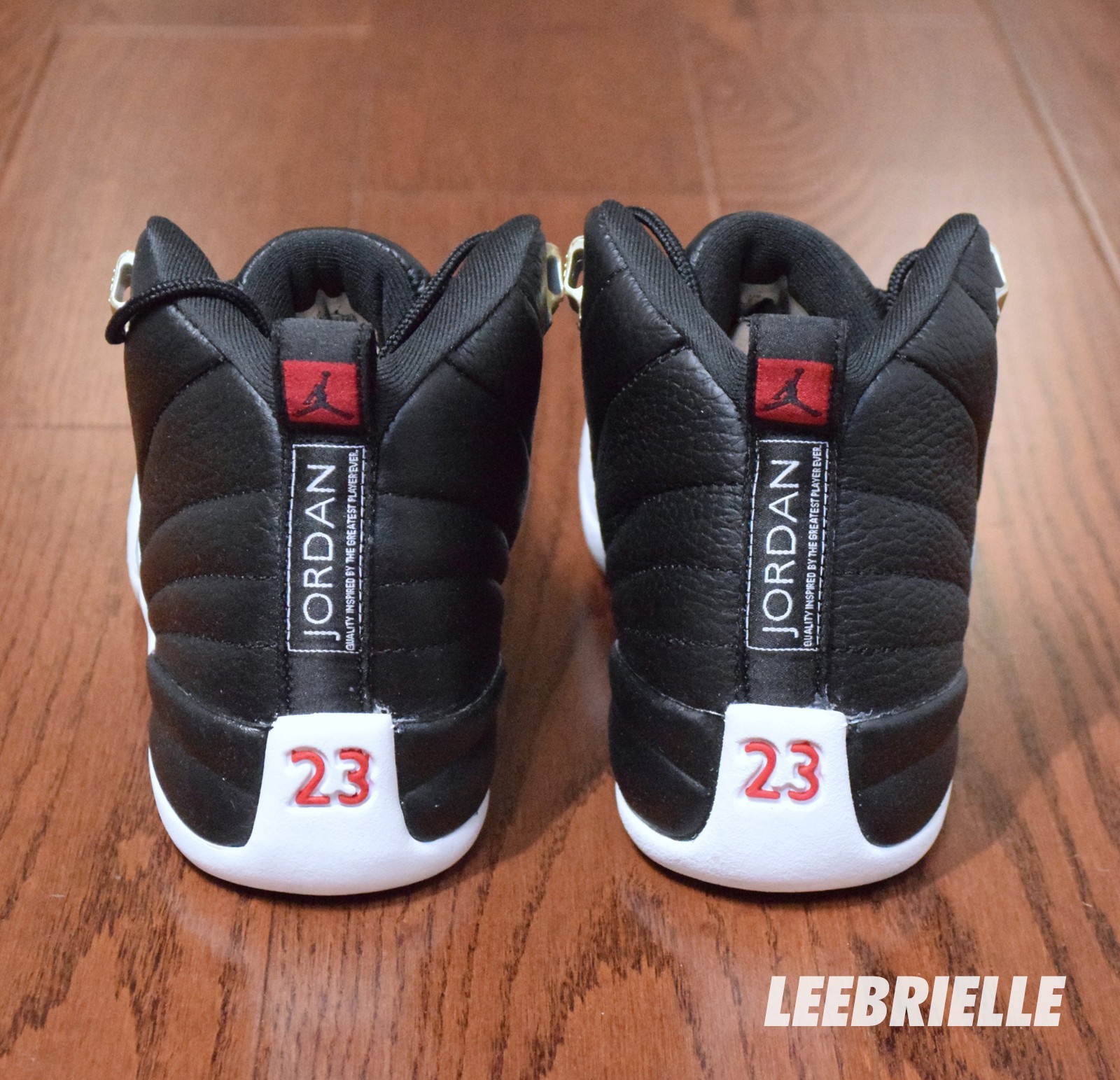 Nike Air Jordan 12 Retro Playoff Black Red White 153265-006 GS Size
