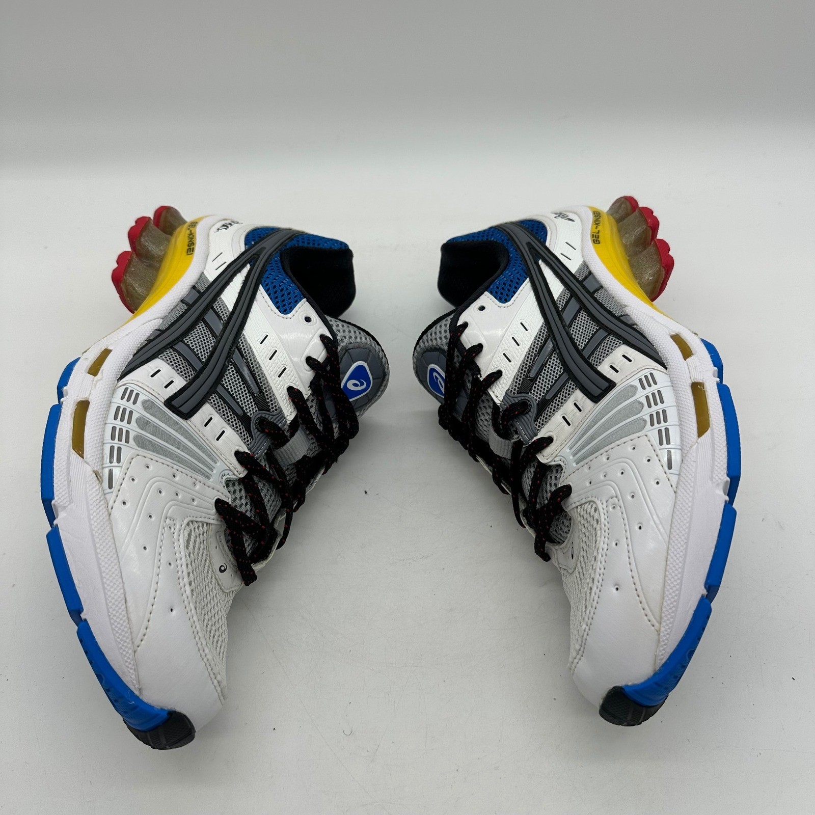ASICS 1021A117 Mens Size 9.5 Gel-Kinsei OG White/Metropolis IGS Running Shoes