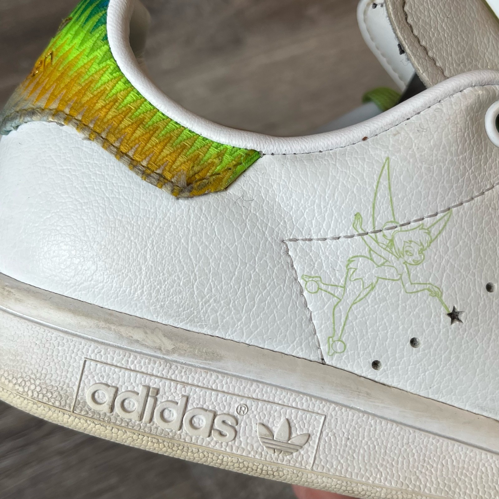 Adidas Originals Stan Smith W Tinkerbell Sneakers White Womens 7 UK5.5 EU 38 2/3