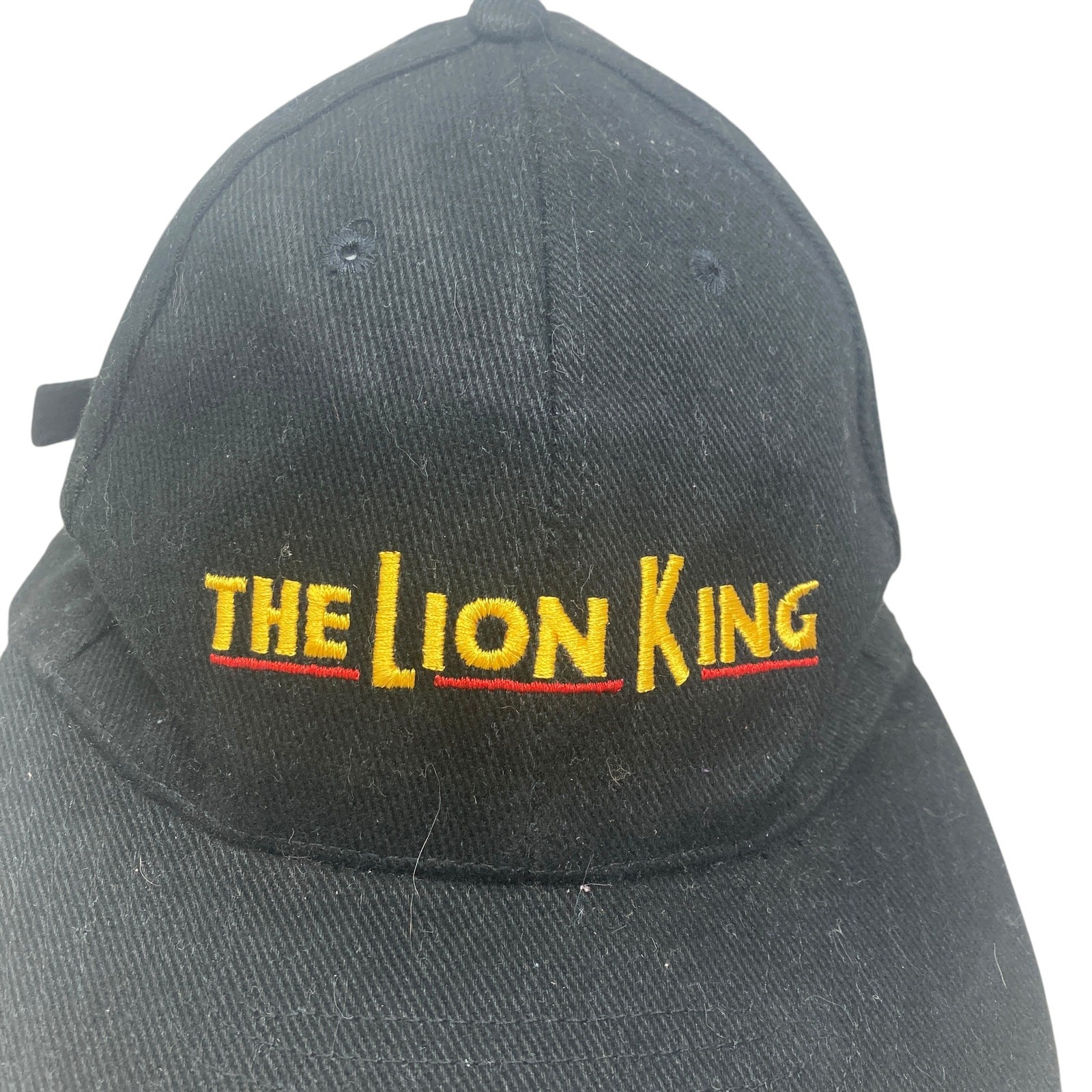 Disneys The Lion King Hat Adult One Size Black Adjustable