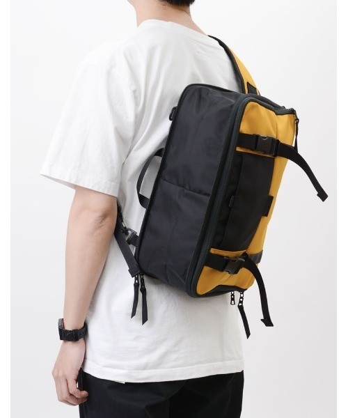 Master-Piece Masterpiece MSPC squared Shoulder Bag Yellow 224103 Made in Japan