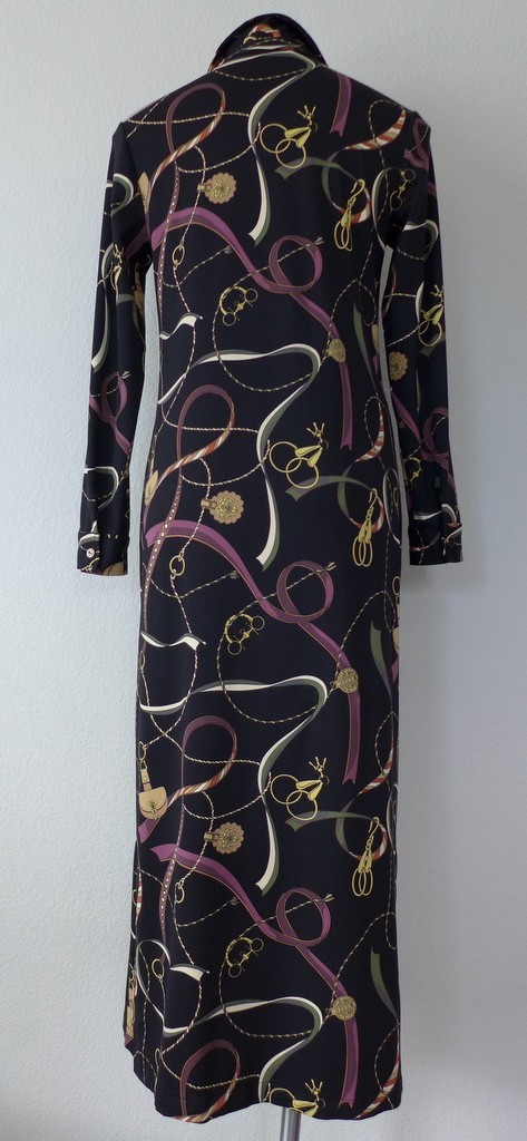 J.McLaughlin S Armory Catiline Cloth Point Collar Button Front Long Sleeve Dress