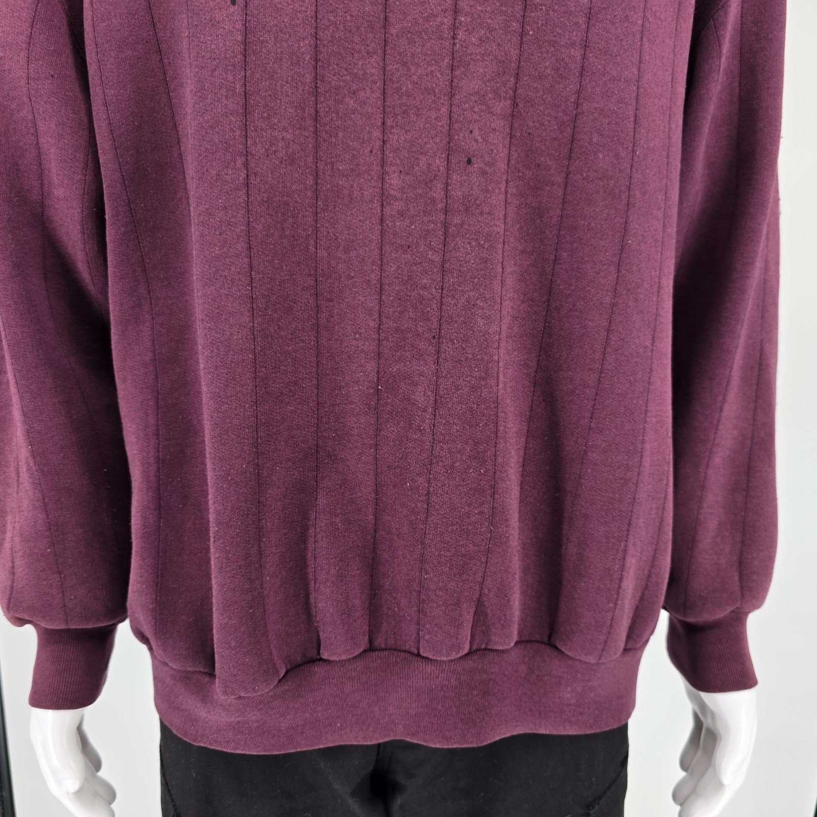 Vintage 1990s JanSport Made in USA “Earlham Classics” Burgundy Sweatshirt (XL)