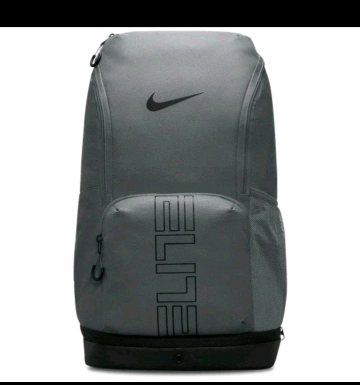 Nike Varsity Elite Backpack Iron Grey Black -HM9965-068 -32L -NEW-
