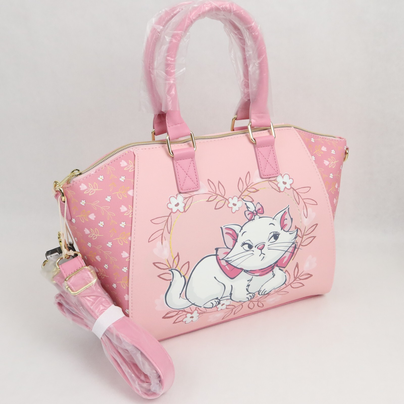 Loungefly Aristocats Satchel Wallet Handbag Purse Bag Crossbody Marie I’m a Lady