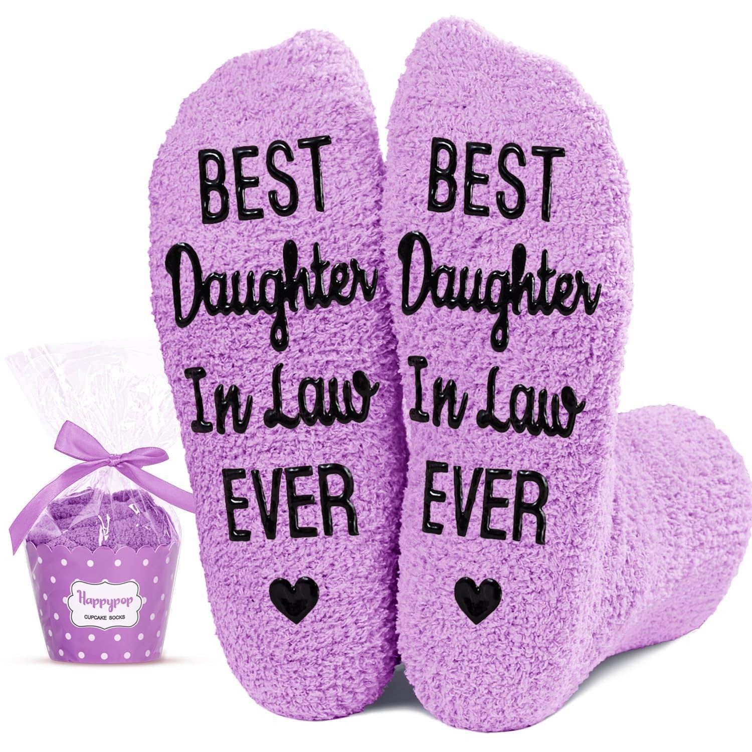 HAPPYPOP Mothers Day Socks – Daughter in Law Gifts, Gifts from Mother in Law,…