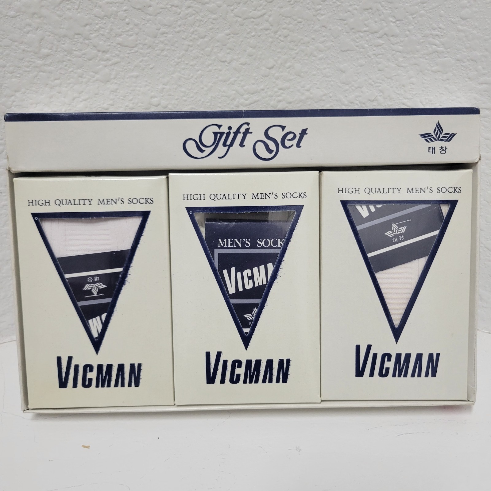 Vicman Men’s High Quality Gift Socks Set Mid-Calf Length. New With Imperfection