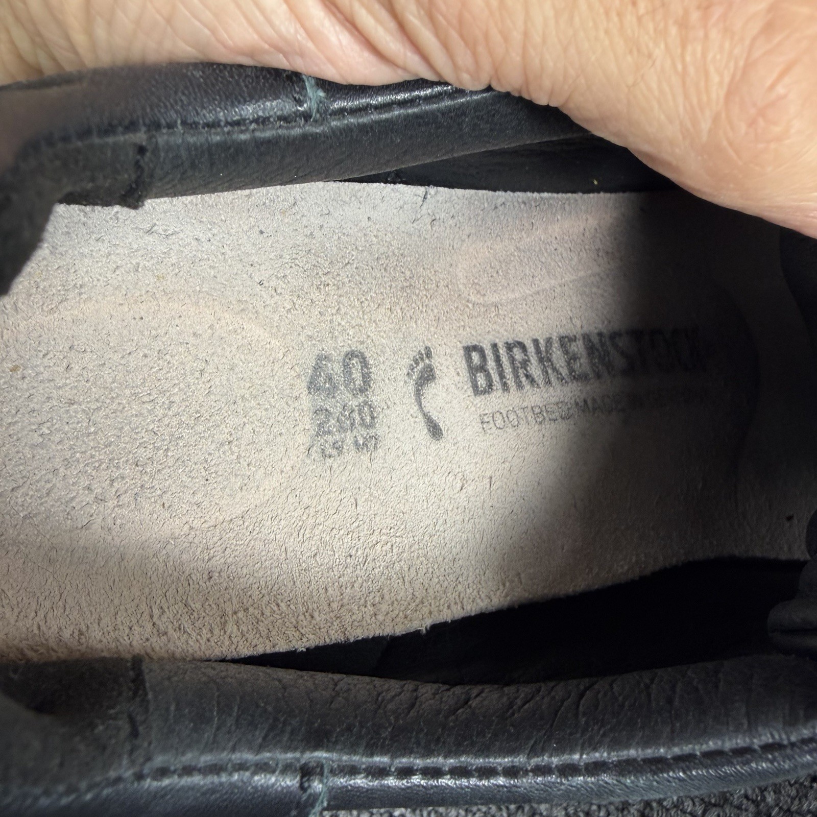 Birkenstock Bend Low Black Leather Casual Shoes Women’s Size EU 40 US 9-9.5 Lace